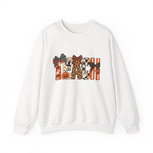 Halloween Teacher Crewneck Sweatshirt