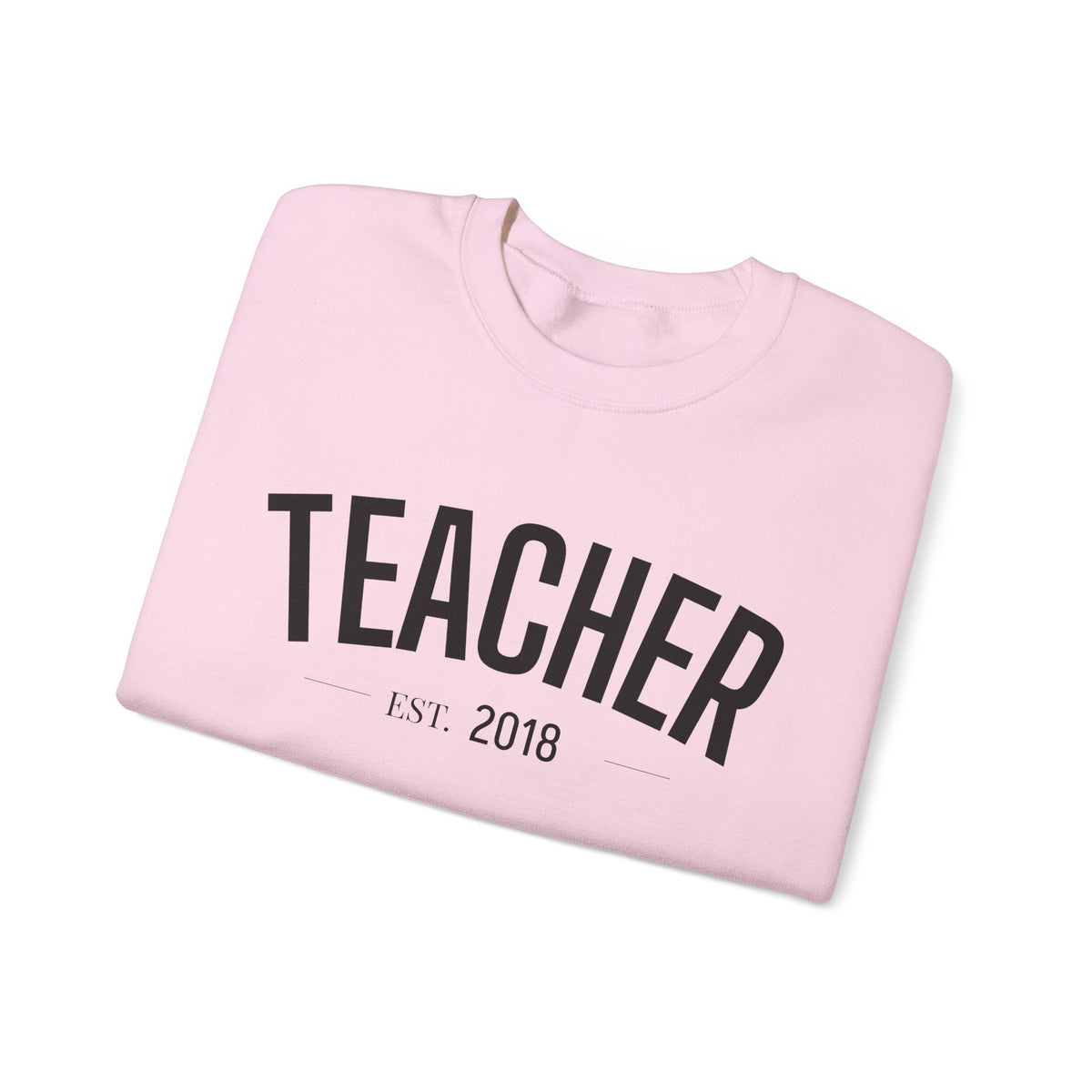 Personalized Teacher EST. Year Crewneck | Custom Teacher Sweatshirt